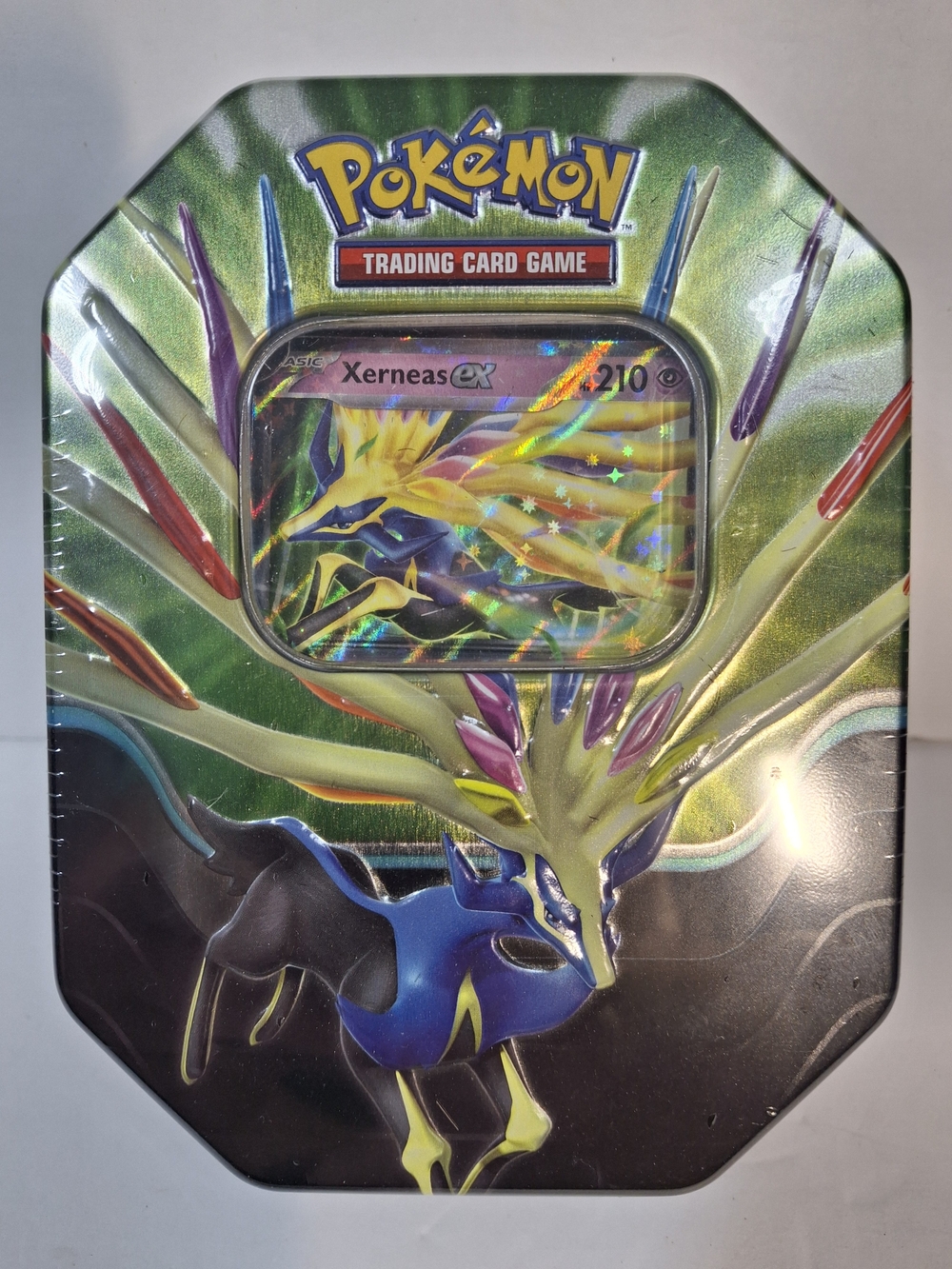 Pokemon Xerneas Trading Cards With Tin